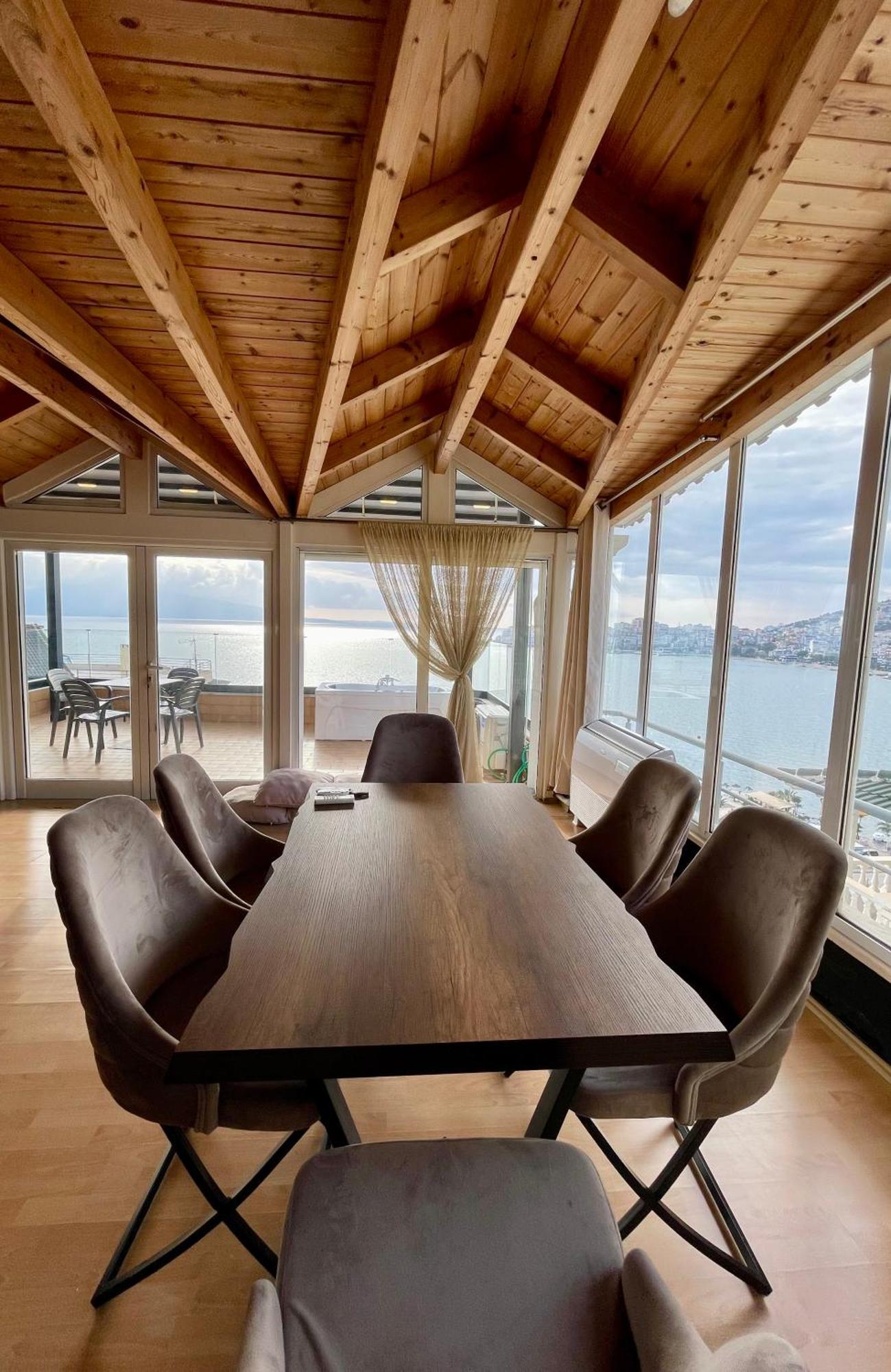 Seaview Golden Penthouse Apartment Саранде Екстериор снимка