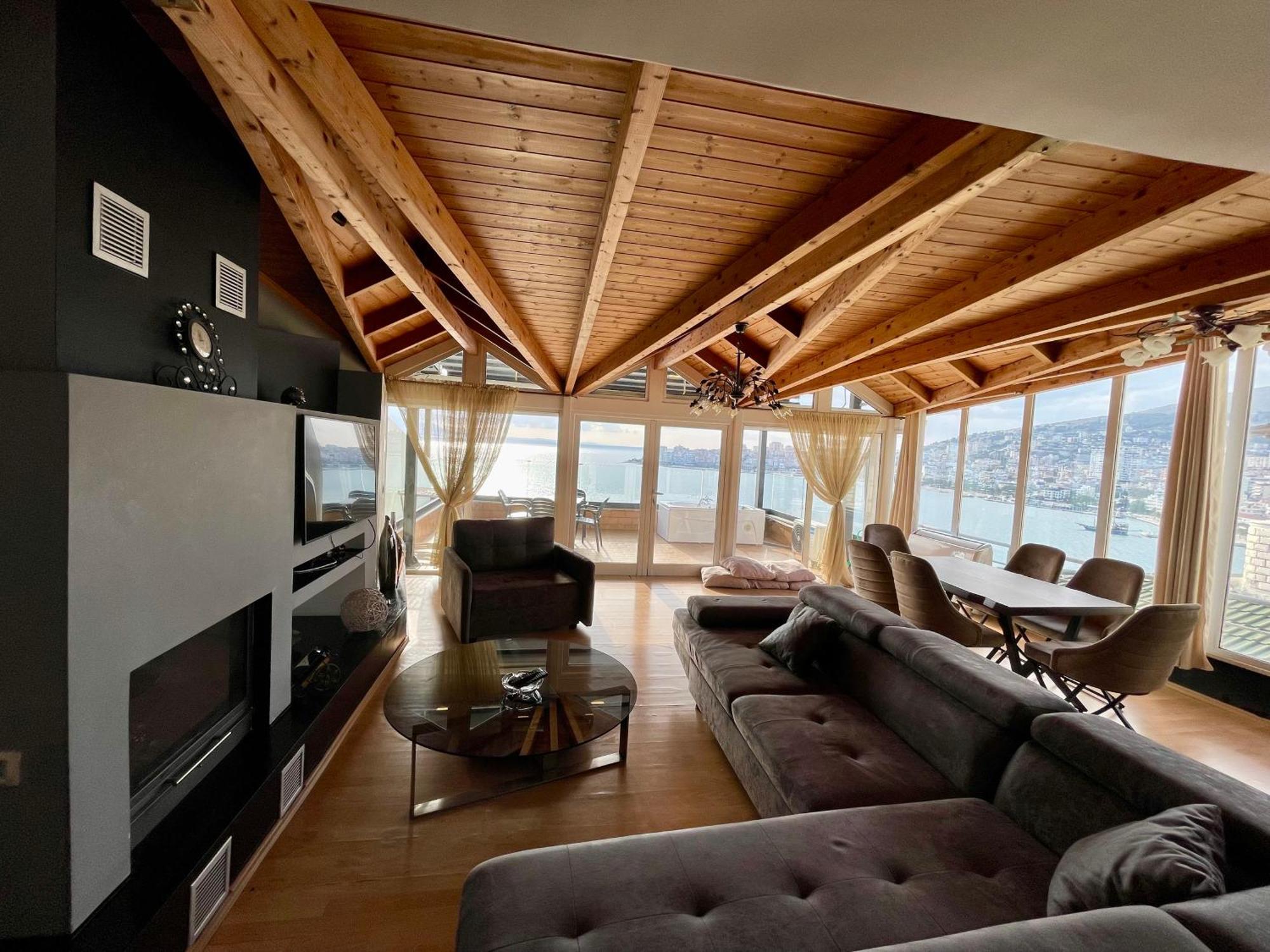 Seaview Golden Penthouse Apartment Саранде Екстериор снимка