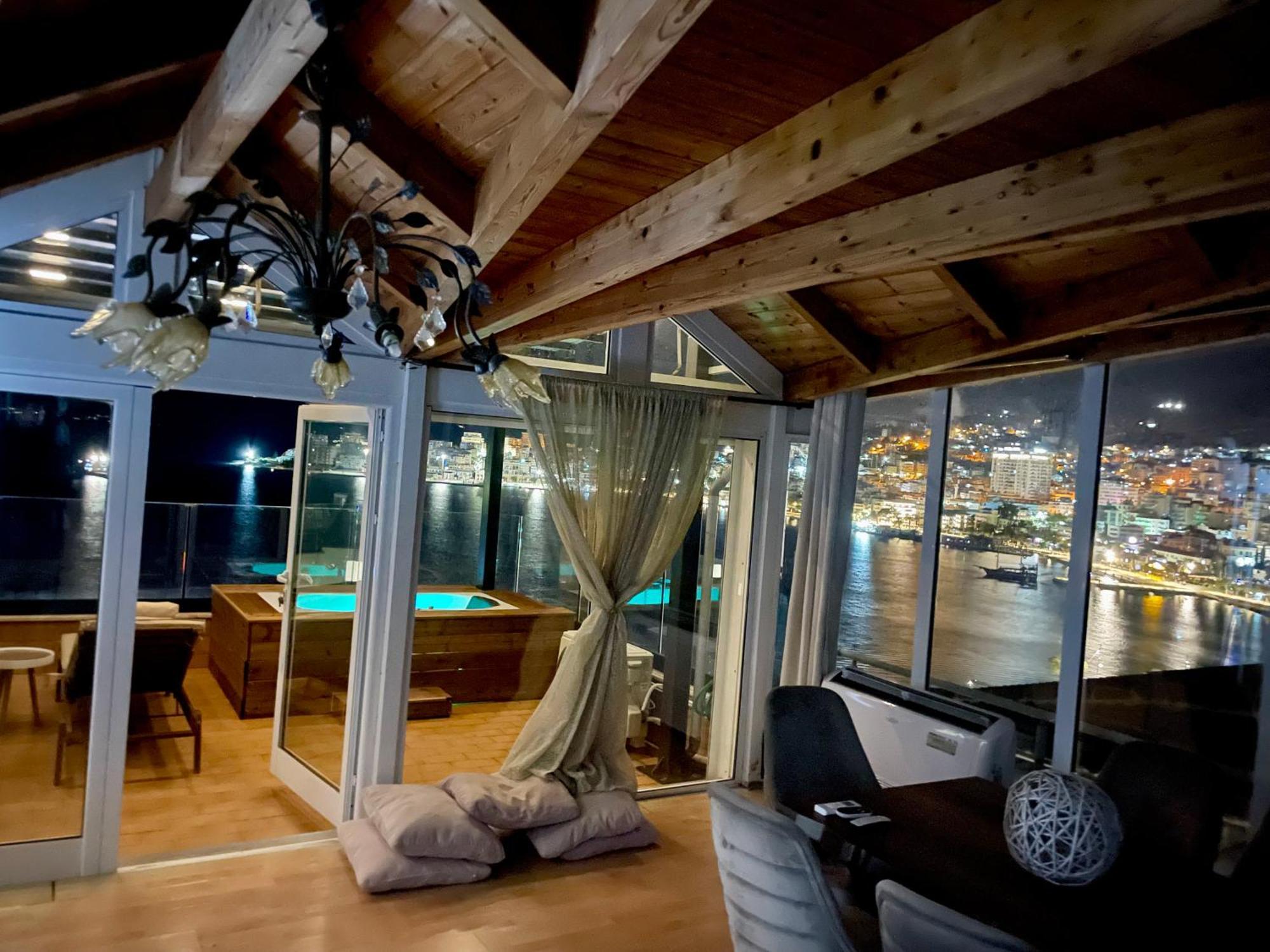 Seaview Golden Penthouse Apartment Саранде Екстериор снимка